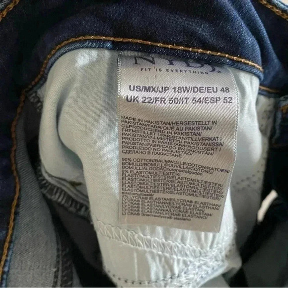 NYDJ Marilyn Straight Jeans Sz 18W 18 - Picture 6 of 9